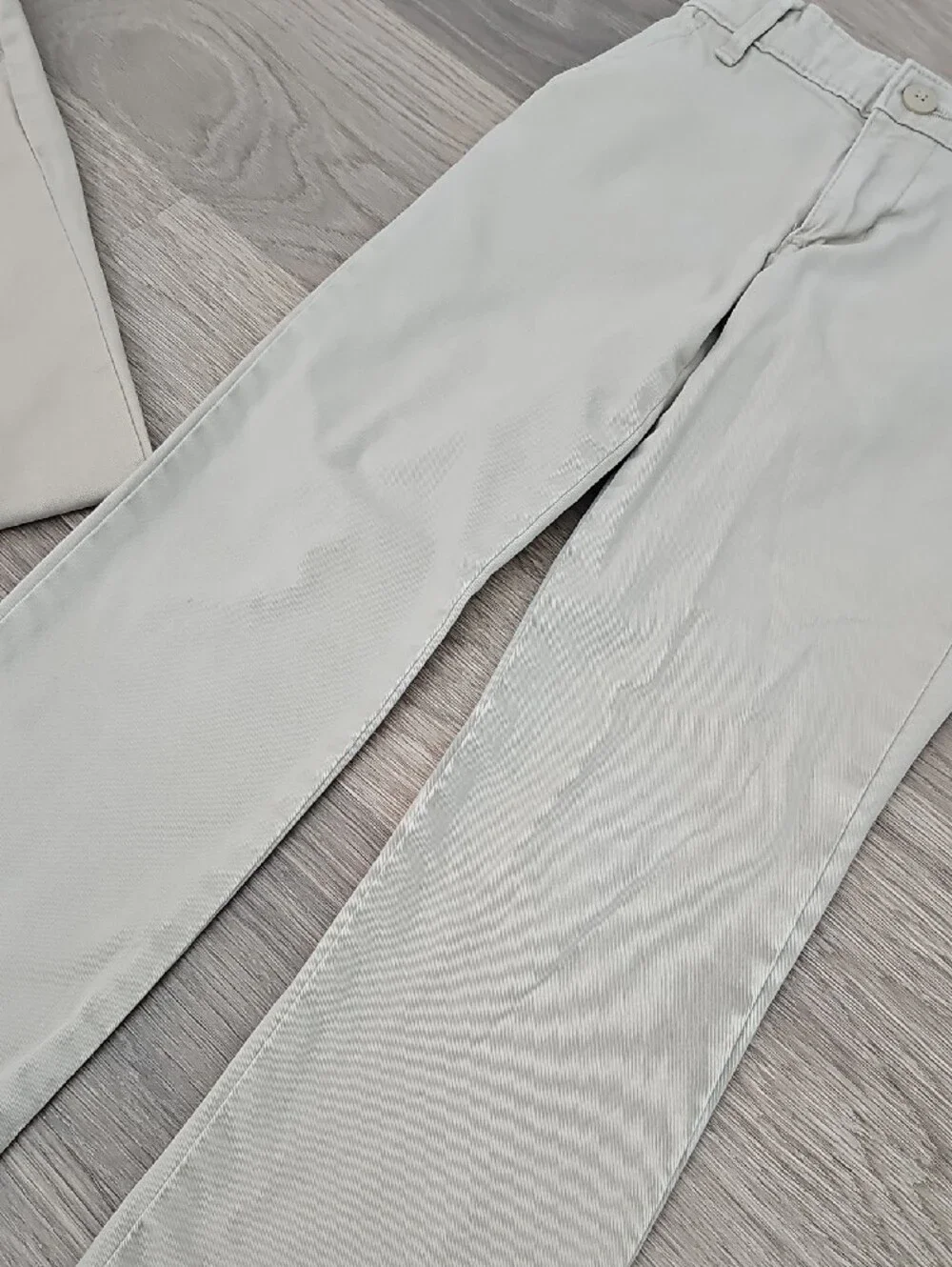 The Children's Place Khaki & Navy Kids Girls Uniform Chino Skinny Pants